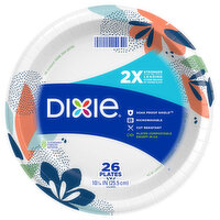 Dixie Everyday Printed Paper Plates, 26 Each
