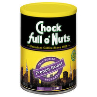 Chock Full O' Nuts French Roast Ground Coffee, 10.3 Ounce