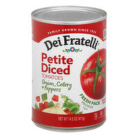 Dei Fratelli Petite Diced Tomato with Onion, 14.5 Ounce