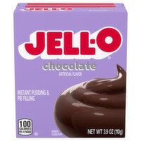 Jell-O Chocolate Instant Pudding & Pie Filling Mix, 3.9 Ounce
