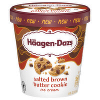 Haagen-Dazs Ice Cream Salted Brown Butter Cookie, 14 Ounce