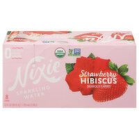 Nixie Strawberry Hibiscus Sparkling Water, 8 Each