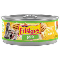 Friskies Pate Wet Cat Food, Country Style Dinner, 5.5 Ounce