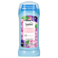 Suave Deodorant Invisible Solid Pea Violet, 2.6 Ounce