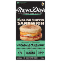 Mason Dixie English Muffin Sandwich with Egg & Cheese, 2 Each