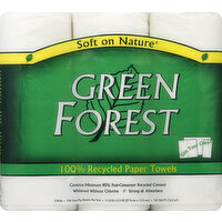 Green Forest Paper Towels, 100% Recycled, Size Your Own, Two-Ply, 3 Each
