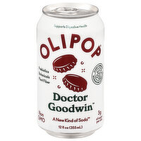 OLIPOP Prebiotic Soda, Doctor Goodwin, 12 Fluid ounce