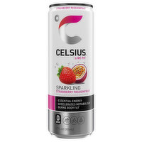 Celsius Sparkling Strawberry Passionfruit, 12 Ounce