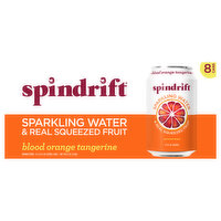 Spindrift Blood Orange Tangerine Sparkling Water, 8 Each