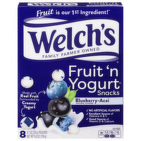 Welch's Fruit 'n Yogurt Snacks, Blueberry-Acai, 8 Each