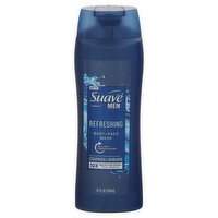 Suave Mens Refresh Body Wash, 18 Ounce