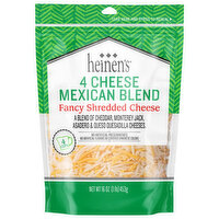 Heinen's Four Cheese Mexican Blend Shredded Cheese, 16 Ounce