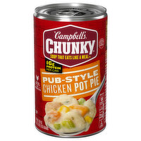 Campbell's Chunky Chunky Soup, Pub-Style Chicken Pot Pie Soup, 18.8 Ounce