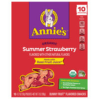 Annie's Summer Strawberry Fruit Snacks, 10 Each