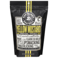 Pop Daddy Yellow Mustard Pretzel Sticks, 7.5 Ounce
