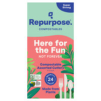 Repurpose Assorted Eco-Cutlery, 24 Each