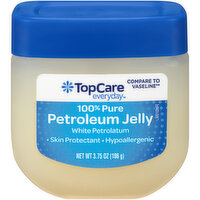 Topcare 100pct  Pure White Petroleum Jelly, 3.75 Ounce