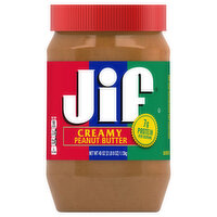 Jif Peanut Butter, Creamy, 40 Ounce