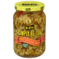 Mt. Olive Simply Relish, Deli Style Dill, 16 Ounce
