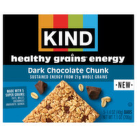 Kind Bars Healthy Grains Energy Dark Chocolate Chunk, 5 Each