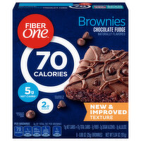 Fiber One 70 Calorie Chocolate Fudge Snack Bars, 6 Count, 6 Each