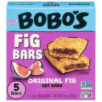 Bobo's Fig Bars Original Fig, 5 Each