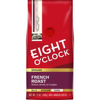 Eight O'Clock Coffee French Roast Dark Ground Coffee, 12 Ounce
