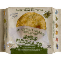 Ines Rosales Tortas, Savory Olive Oil, Rosemary & Thyme, 6.34 Ounce