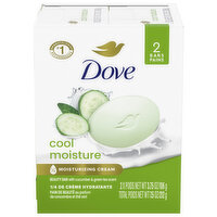 Dove Beauty Bar Cucumber And Green Tea, 2 Each