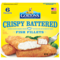 Gorton's Crispy Battered Fish Fillets, 11.4 Ounce