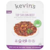 Kevin's Sirloin Beef with Creamy Mushroom Sauce, 16 Ounce