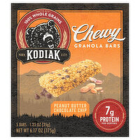 Kodiak Chewy Granola Bars Peanut Butter Chocolate Chip, 5 Each
