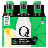 Q Mixers Premium Ginger Ale, 6 Each