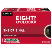 Eight O'Clock Coffee Coffee, Medium Roast, The Original, K-Cup Pods, 12 Each