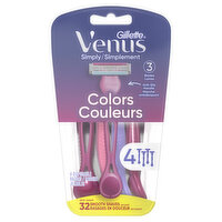 Gillette Venus Simply3 Womens Disposable Razor, 4 Each