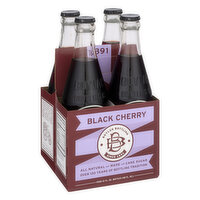 Boylan Bottling Soda, Black Cherry, All Natural, 4 Each