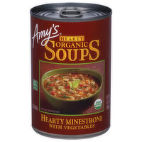 Amy's Kitchen Organic Hearty Minestrone Soup with Vegetables, 14.1 Ounce