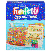 Pillsbury Funfetti Celebration Cake Mix, 19.4 Ounce