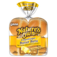 Nature's Own Hamburger Butter Buns, 8 Each