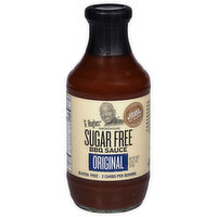 G Hughes BBQ Sauce, Sugar Free, Original, 18 Ounce