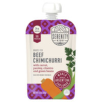 Serenity Kids Pouch Beef Chicchurri, 3.5 Ounce