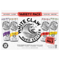 White Claw Hard Seltzer, Variety Pack, 12 Each