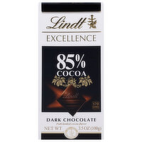 Lindt EXCELLENCE 85% Cocoa Dark Chocolate Bar, Dark Chocolate Candy, 3.5 Ounce