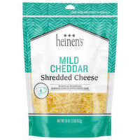 Heinen's Shredded Mild Cheddar Cheese, 16 Ounce