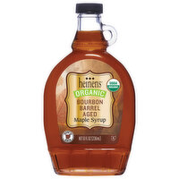 Heiner's Organic Bourbon Barrel Aged Maple Syrup, 8 Fluid ounce