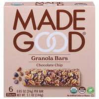 Made Good Granola Bars, Chocolate Chip, 6 Each