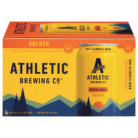Athletic Brewing Co Upside Dawn Bllonde Ale Non-Alcoholic, 6 Each
