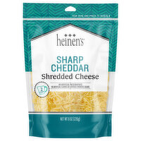 Heinen's Shredded Sharp Cheddar Cheese, 8 Ounce