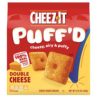 Cheez-It Cheesy Baked Snacks, Kids Snacks, Double Cheese, 5.75 Ounce