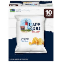 Cape Cod Chips Original Sea Salt, 10 Each